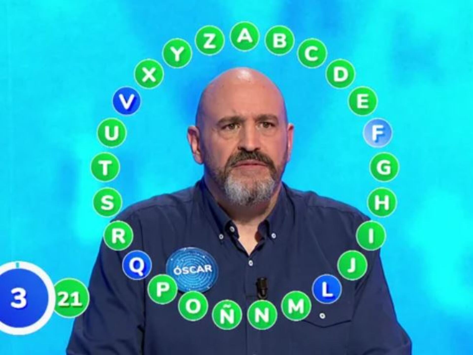 Óscar Díaz es todo un veterano en &#039;Pasapalabra&#039;.