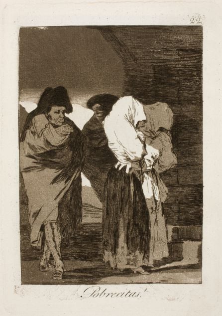 ¡Pobrecitas!, Francisco de Goya, Museo Nacional del Prado