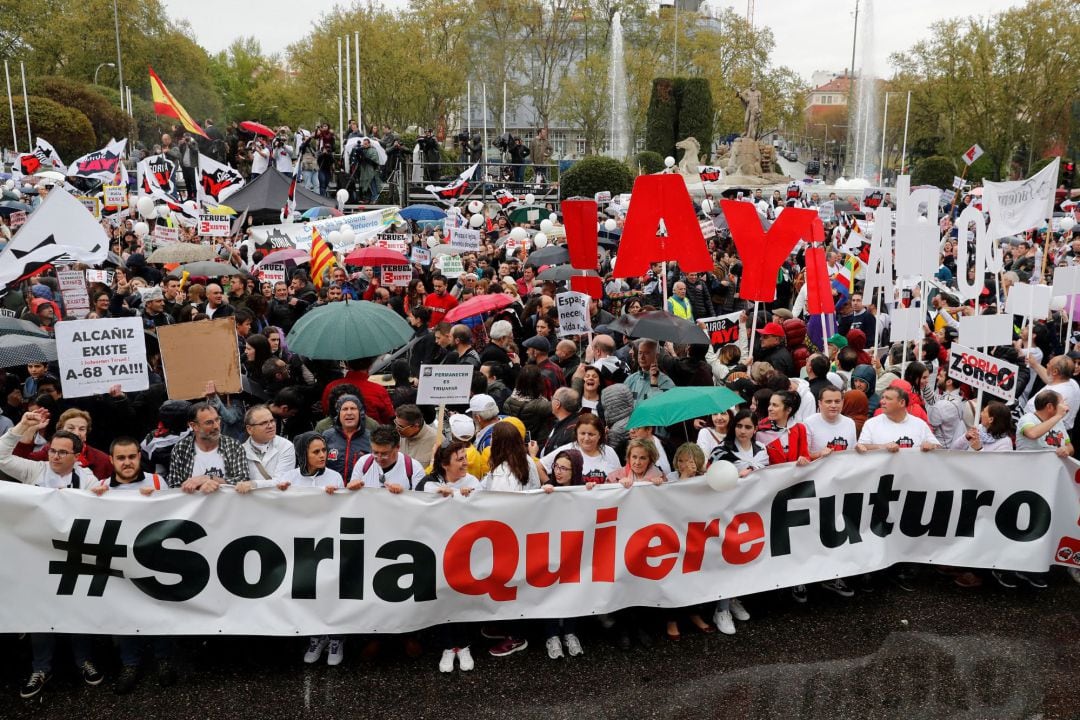 Multitudinaria marcha de la &#039;España Vaciada&#039;