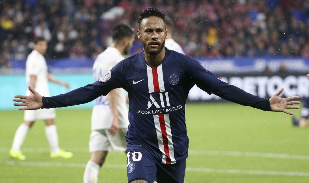 Neymar, en un partido reciente con el PSG
