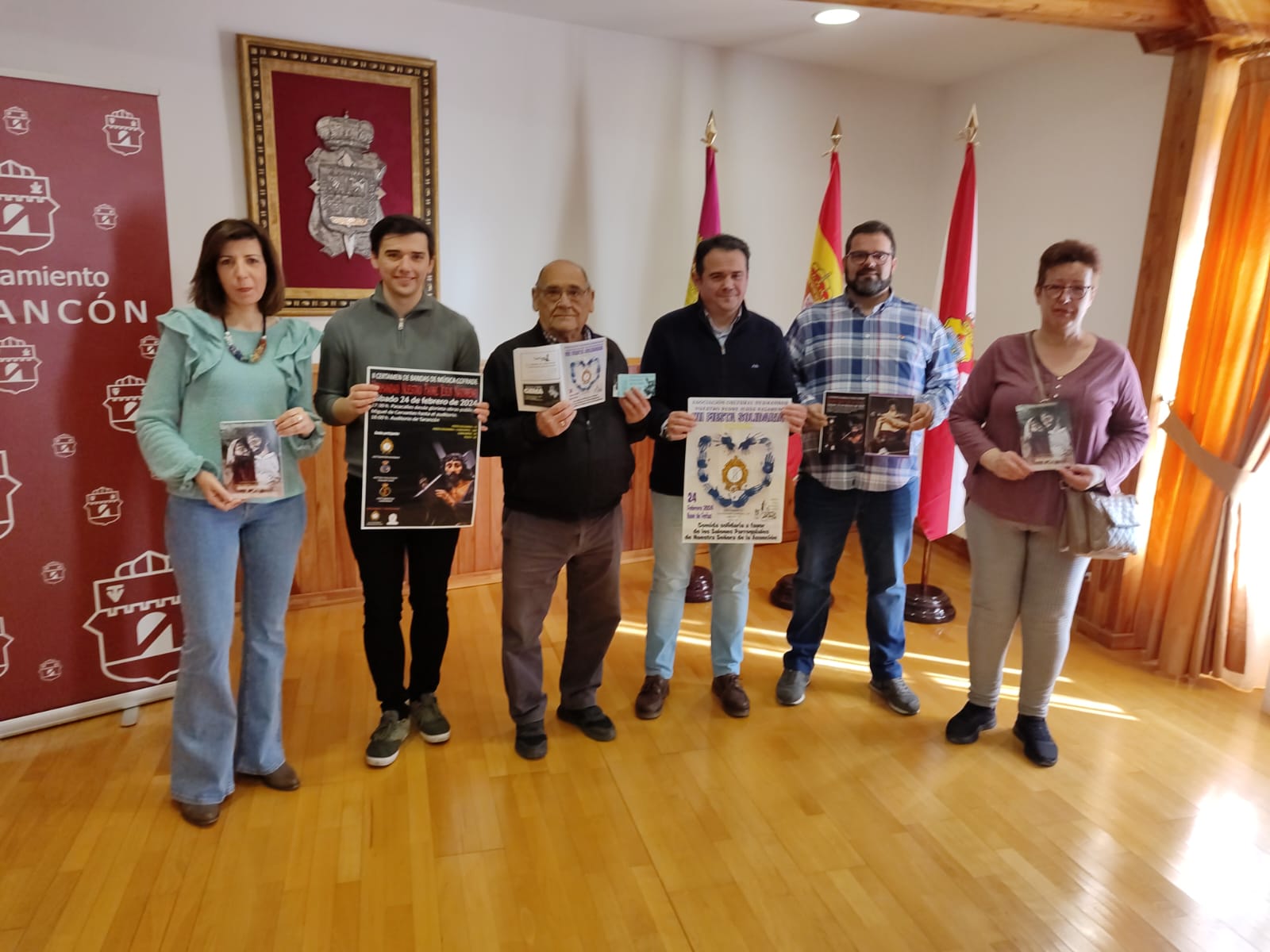 Acto de presentación de las actividades de la Hermandad de Jesús Nazareno de Tarancón (Cuenca)