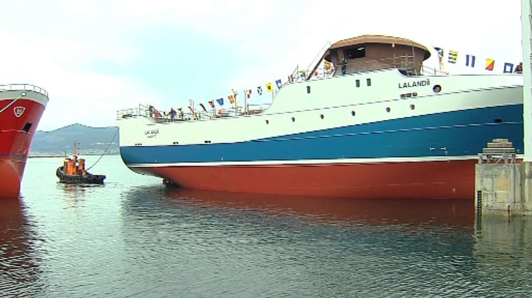 El pesquero Lalandii es el primero de los siete buques encargados por Nueva Pescanova para renovar su flota 