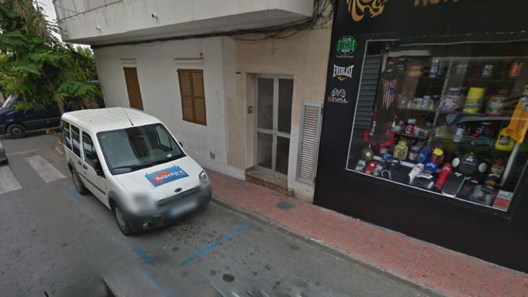 La zona en la que ha muerto la mujer en ibiza. 