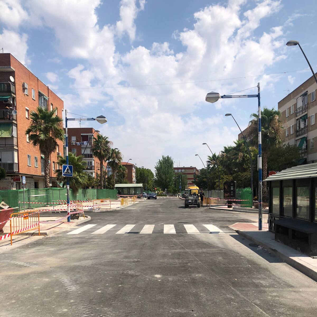 Getafe aprovecha el verano para realizar varias obras de asfaltado y reformas de aparcamientos públicos