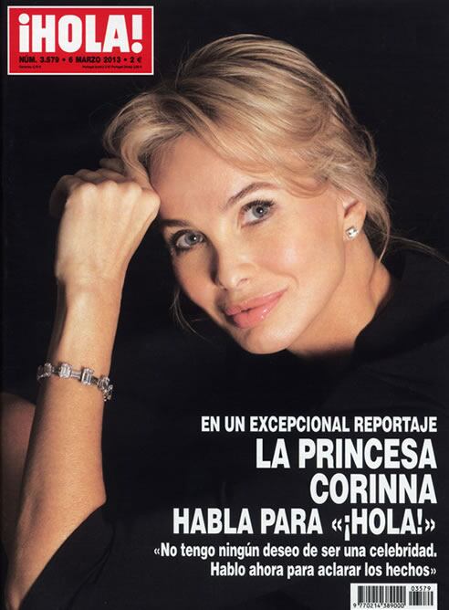 La princesa Corinna zu Sayn-Wittgenstein, en la portada de la revista &#039;¡Hola!&#039;