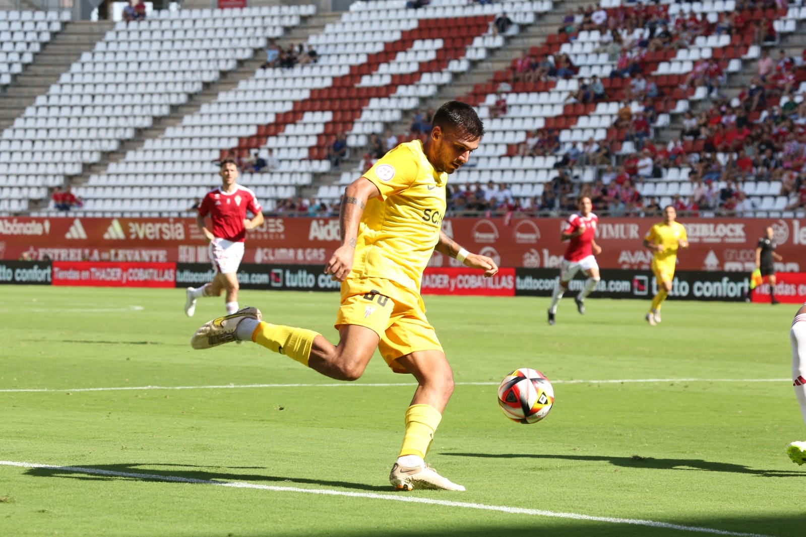 Un momento del partido