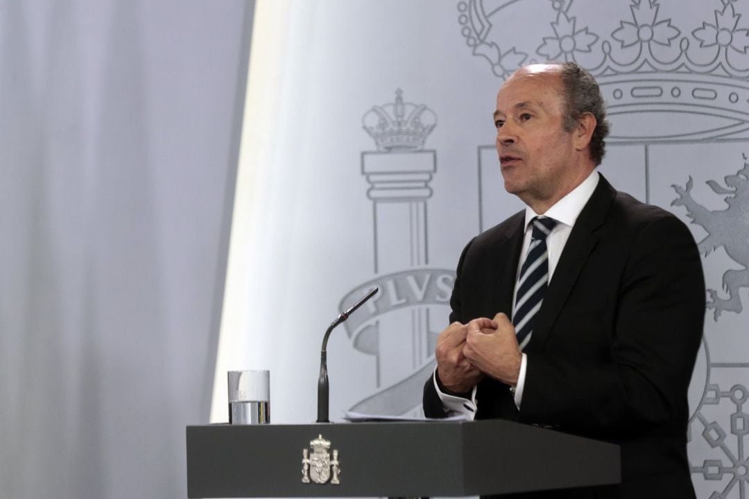 Fotografía facilitada por Moncloa del ministro de Justicia Juan Carlos Campo