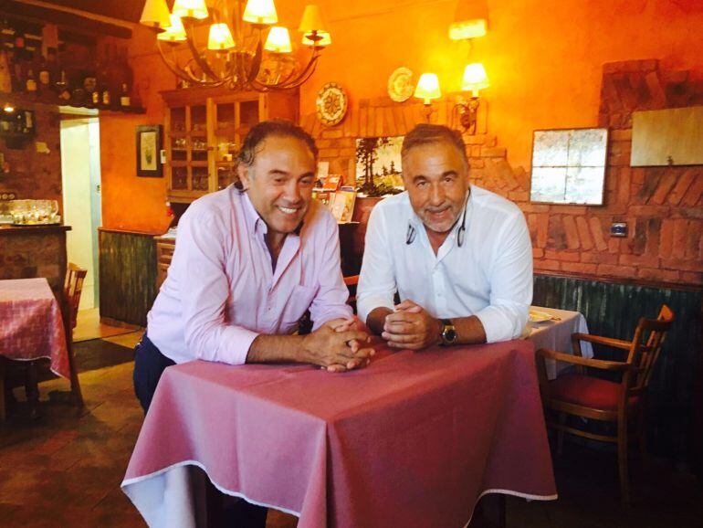 Felipe Llamazares y José Fernández hicieron gala de la buena relación entre clubes