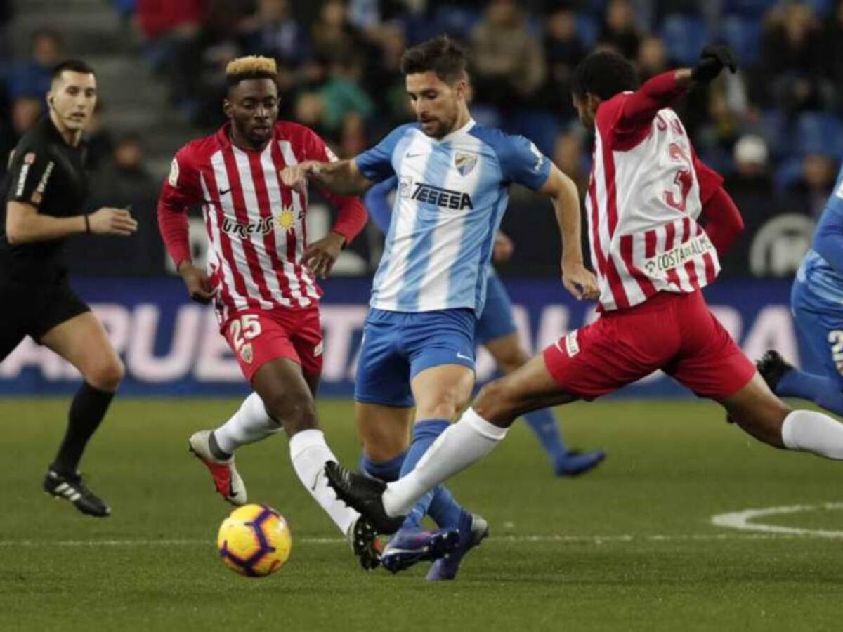 El Málaga se diluye en una gélida noche