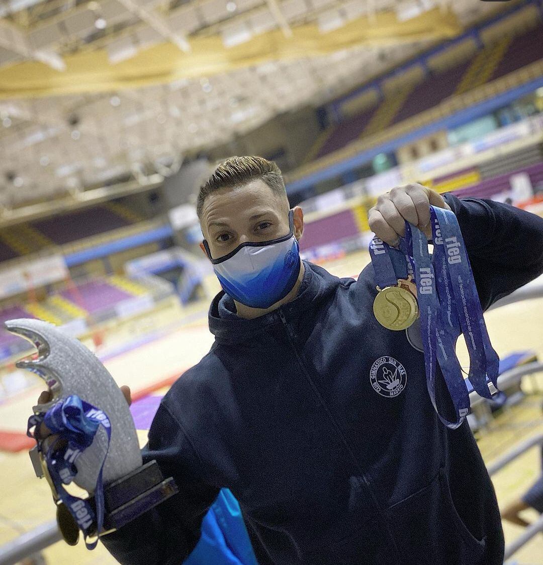 Nestor Abad consiguió su quinto campeonato de España de gimnasia artistica