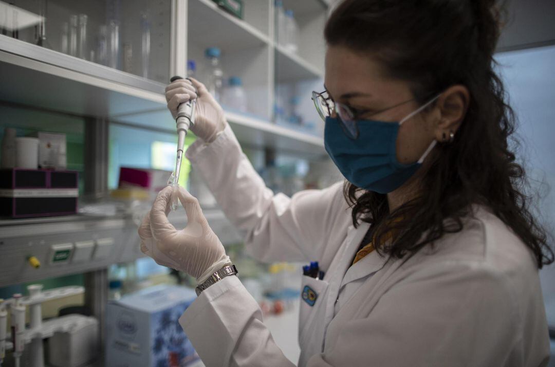 Examen de pruebas en laboratorio