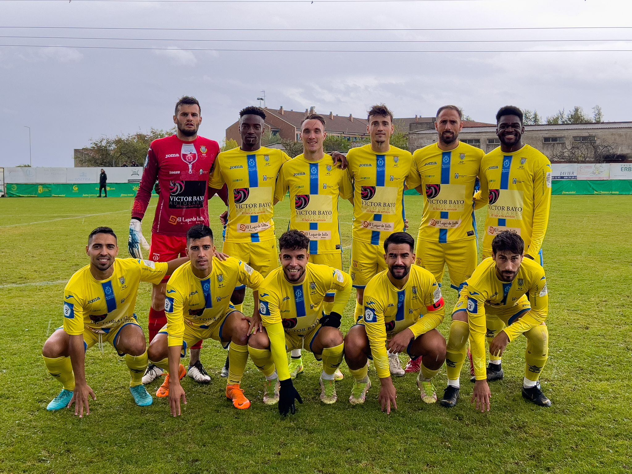 El once inicial de la Arandina en La Virgen del Camino