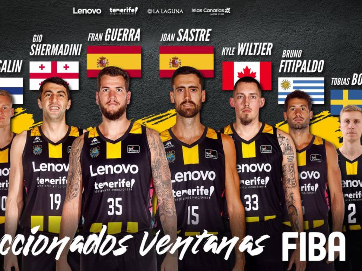 El Lenovo Tenerife aporta hasta ocho jugadores a sus respectivas selecciones