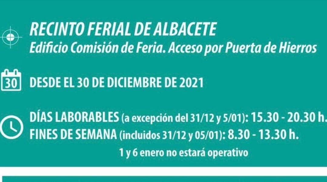 Este jueves comienzan a realizarse los test de antígenos en el Recinto Ferial