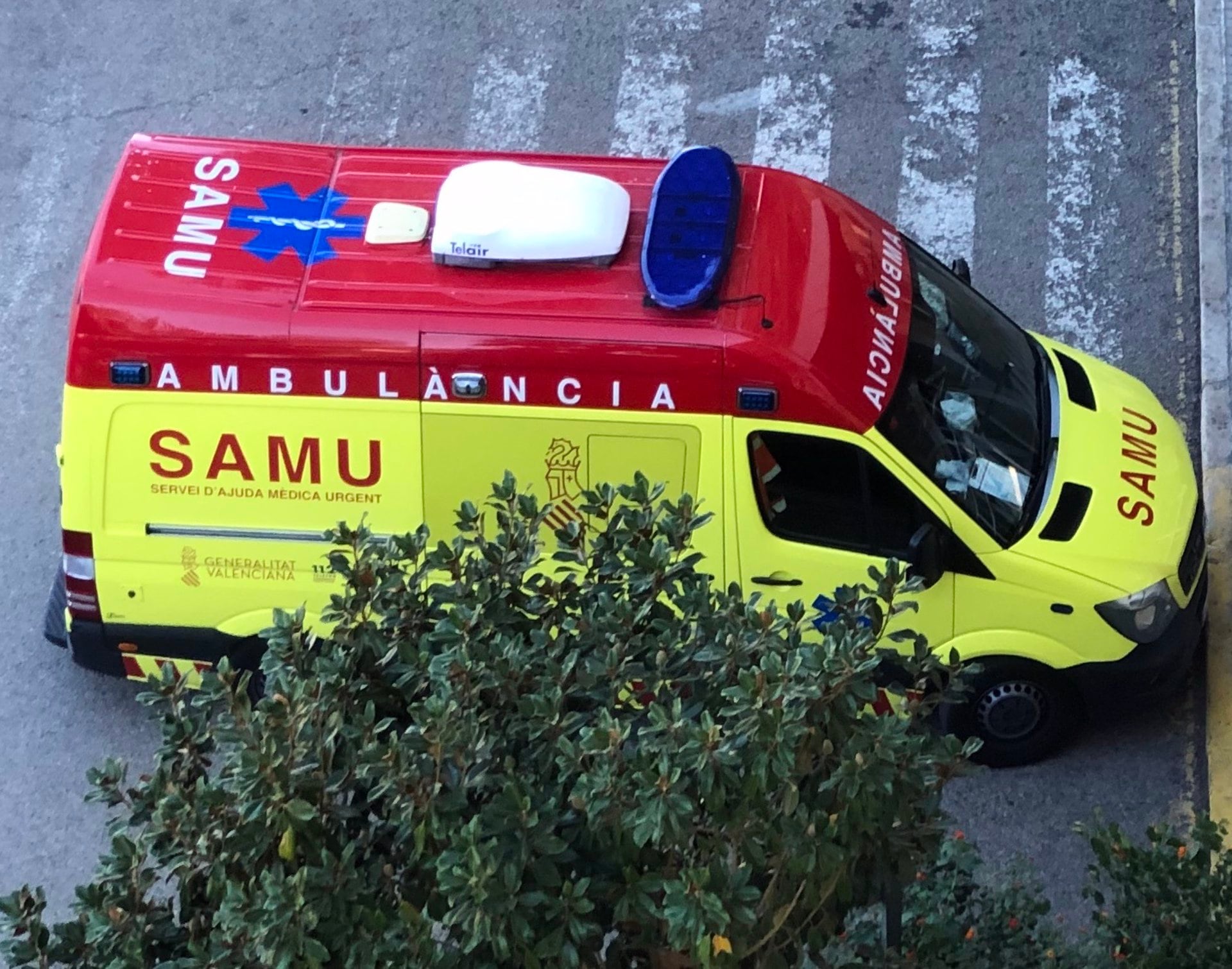 Imagen de archivo de una ambulancia SAMU