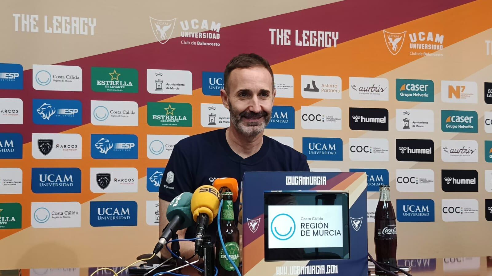 Sito Alonso en la previa de Valencia Basket