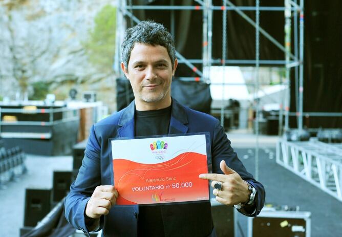 Alejandro Sanz voluntario número 50.000 de la candidatura