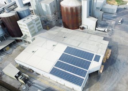 QUANTICA Renovables con una instalación #solar #fotovoltaica de #autoconsumo directo de 119 kWp en Cementos Barrero