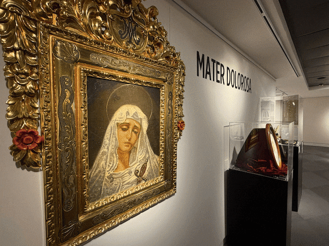 Parte de la exposición en el Ámbito Cultural de El Corte Inglés de Málaga