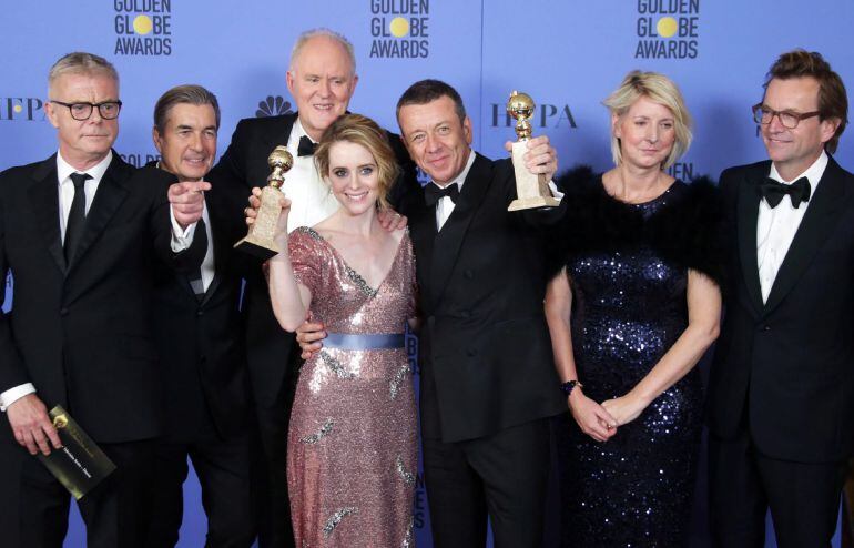 Los protagonistas y responsables del éxito de Netflix, &#039;The Crown&#039;, premiado como mejor drama en los Globos de Oro 