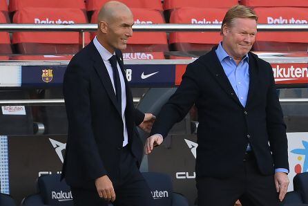 Ronald Koeman y Zinedine Zidane