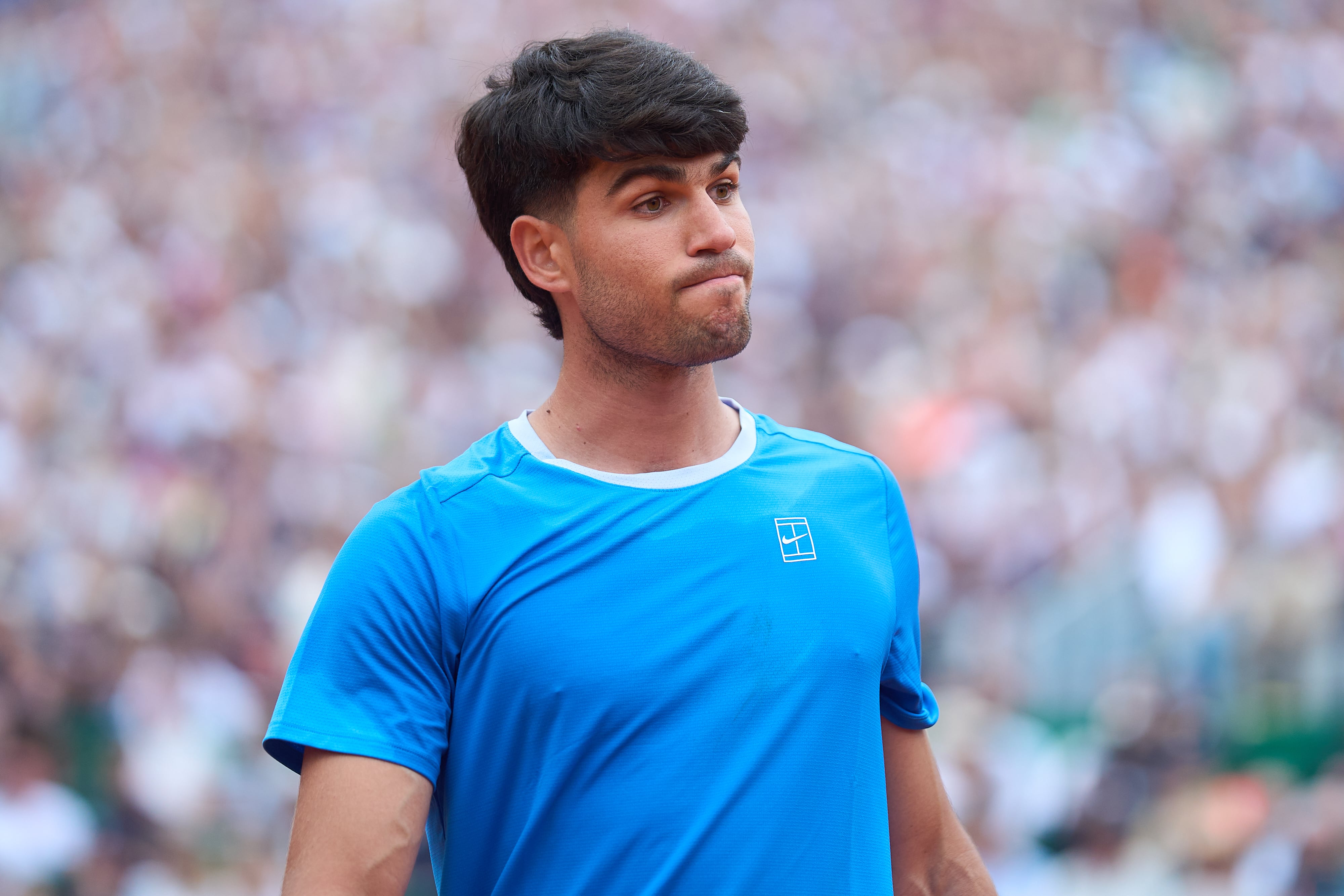 Carlos Alcaraz, en su debut en el Masters 1.000 de Montecarlo de 2026