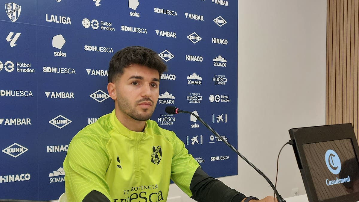 Javi Hernández analiza la situación de la SD Huesca