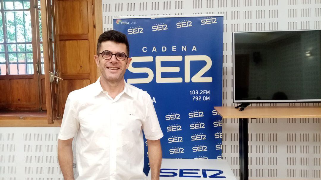 El nuevo director de la Bienal de Flamenco, Chema Blanco, en el estudio de Radio Sevilla