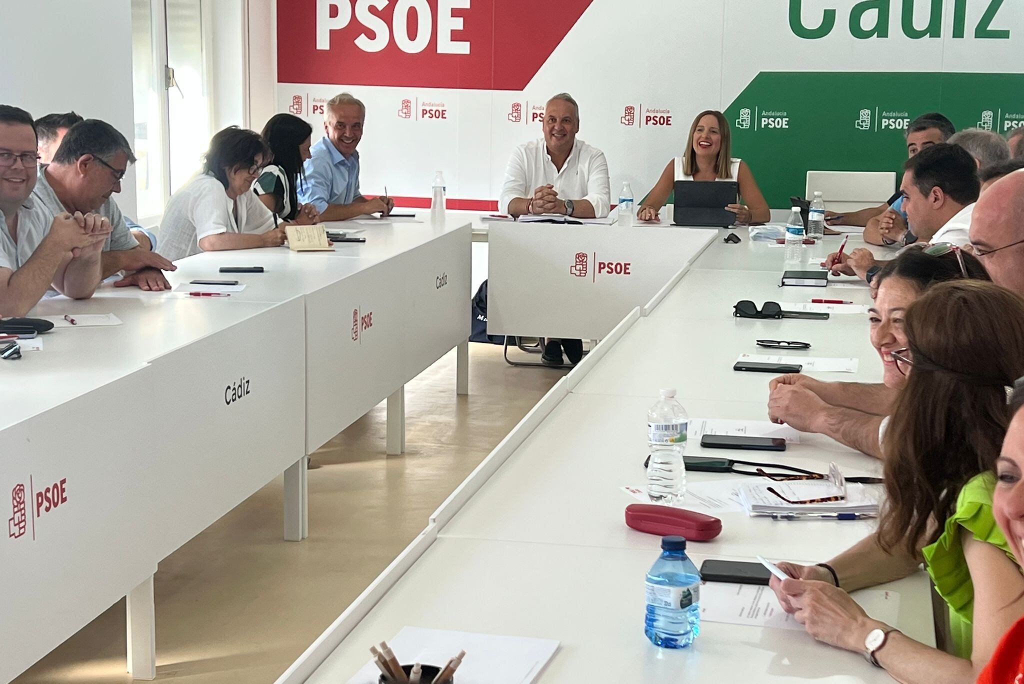 Imagen de la Ejecutiva Provincial del PSOE en Cádiz.