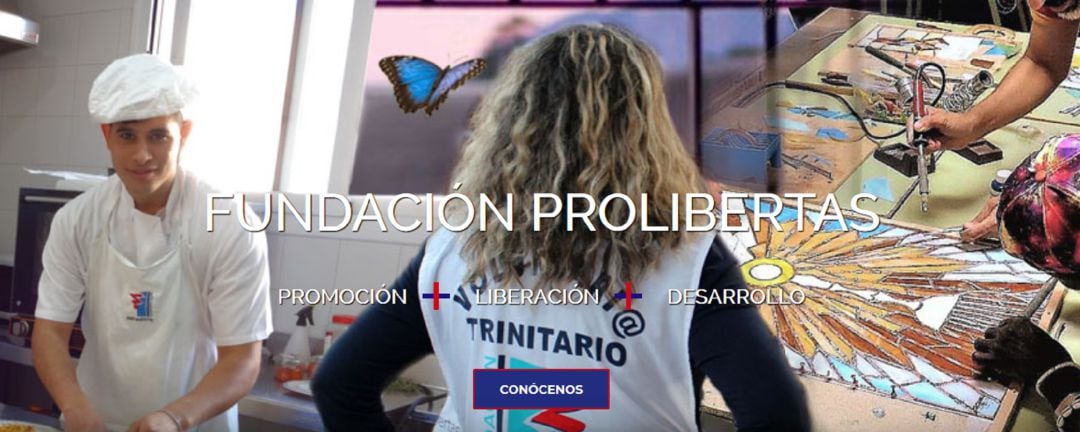 Imagen de la web de la Fundación Prolibertas