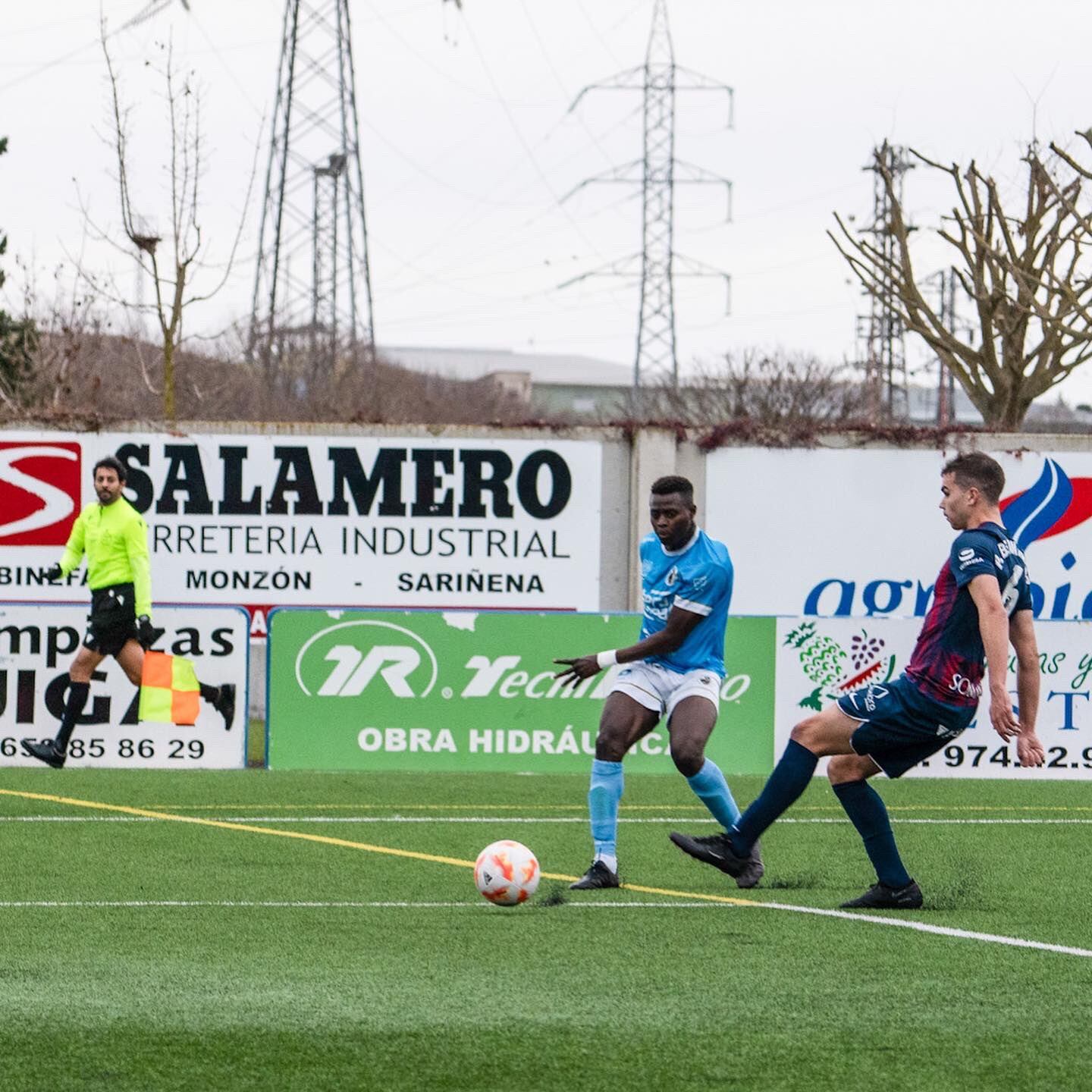 El Binéfar - Huesca B fue uno de los encuentros destacados esta jornada