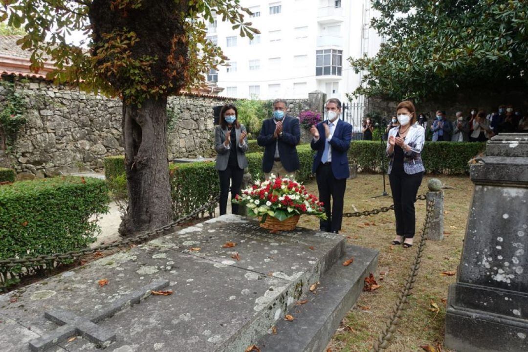 Caballero en el acto de homenaje