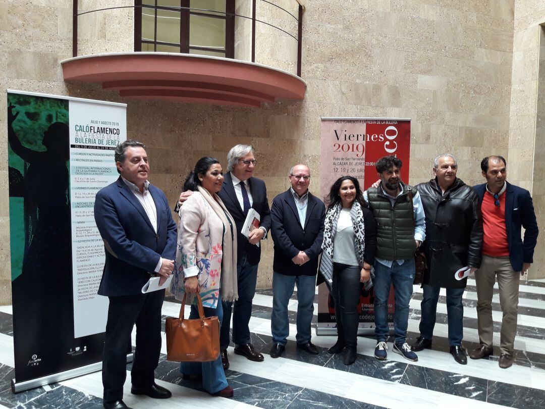 Presentación de los Viernes Flamencos en el Ayuntamiento de Jerez