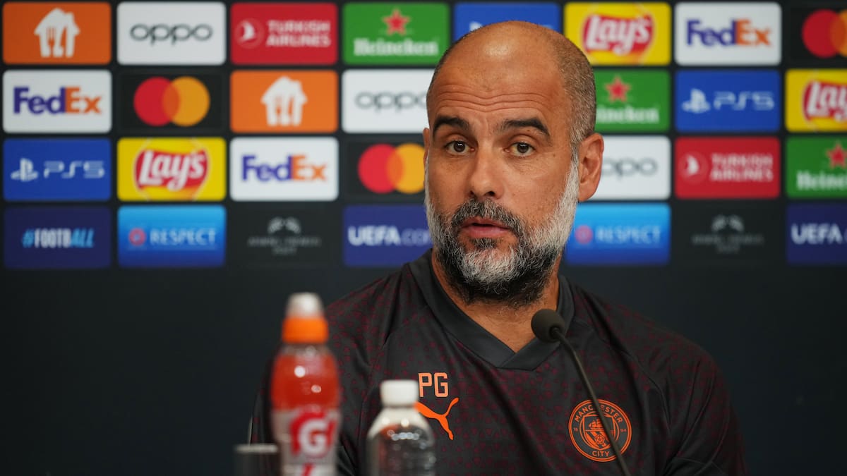 Pep Guardiola estalla contra el calendario: "Si no está Courtois, Militao o Kevin De Bruyne, pues ya habrá otro porque 'show must go on"