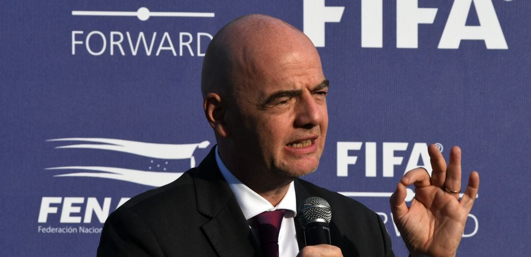 Gianni Infantino, durante un acto oficial hace pocos meses