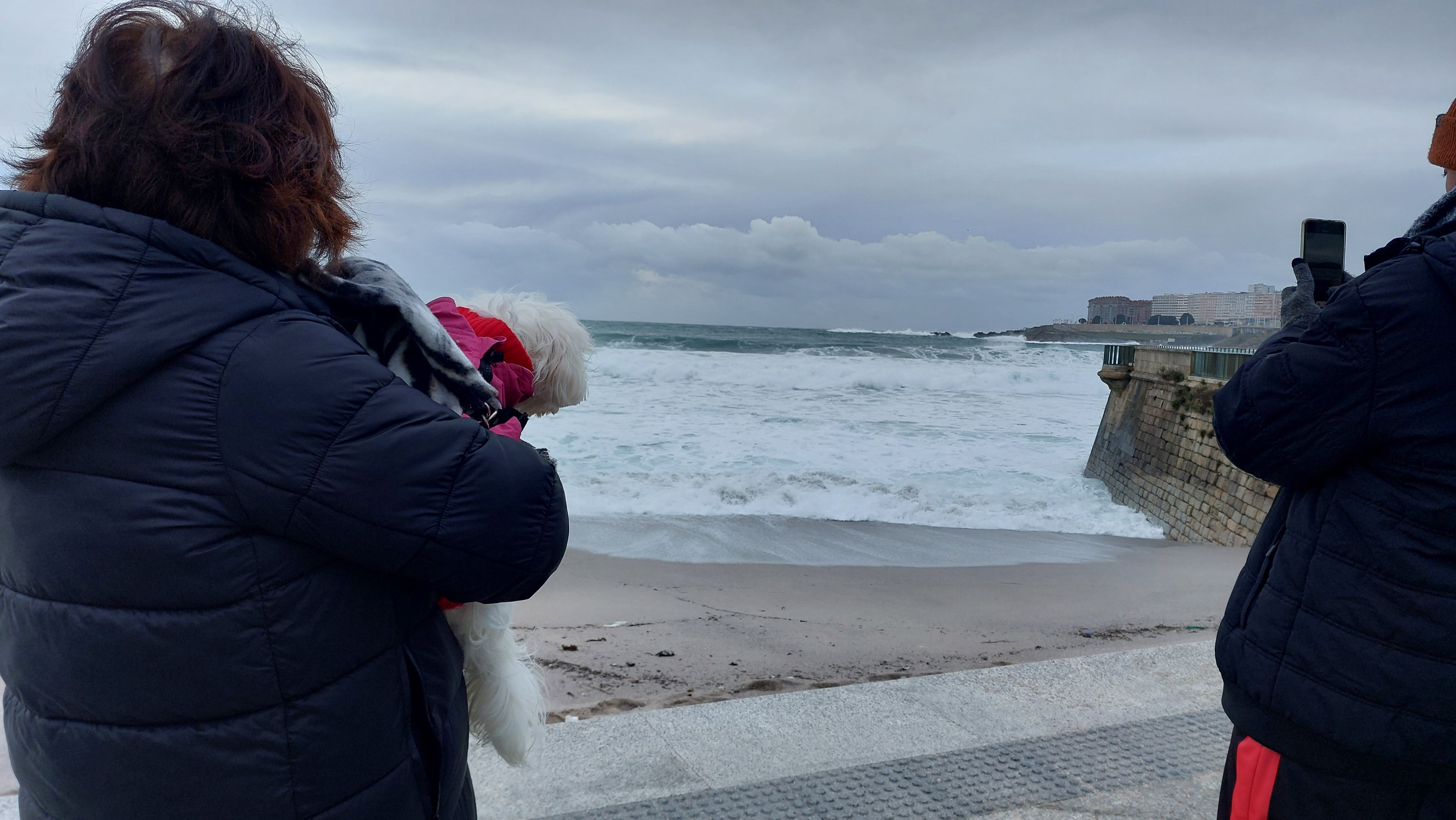 Lo peor de la borrasca Joseph ya ha pasado pero A Coruña sufrirá frentes fríos esta semana