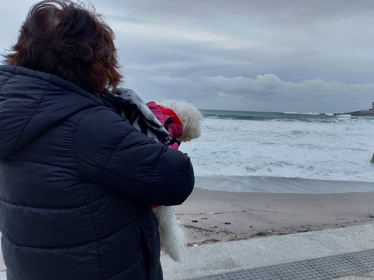 Lo peor de la borrasca Joseph ya ha pasado pero A Coruña sufrirá frentes fríos esta semana