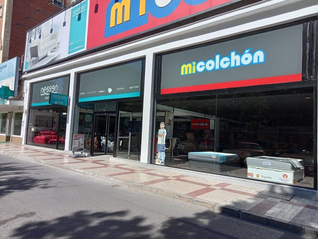 La tienda MiColchón en la Carretera de Cádiz