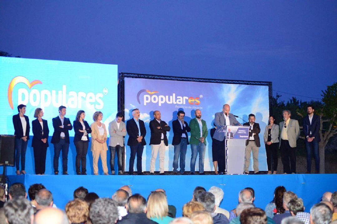 Presentación candidatura del PP Teulada-Moraira.