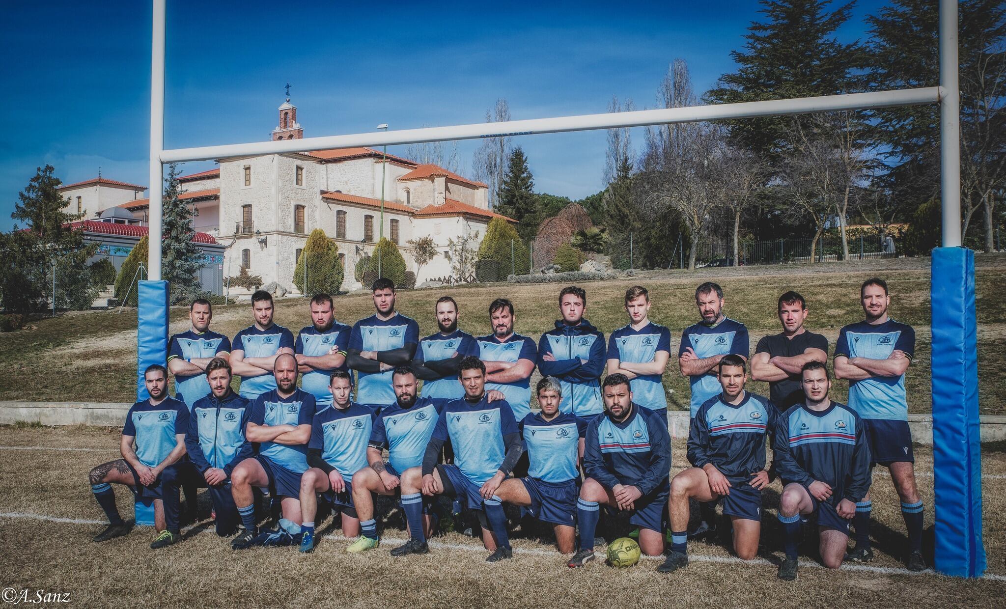 La plantilla del Rugby Aranda