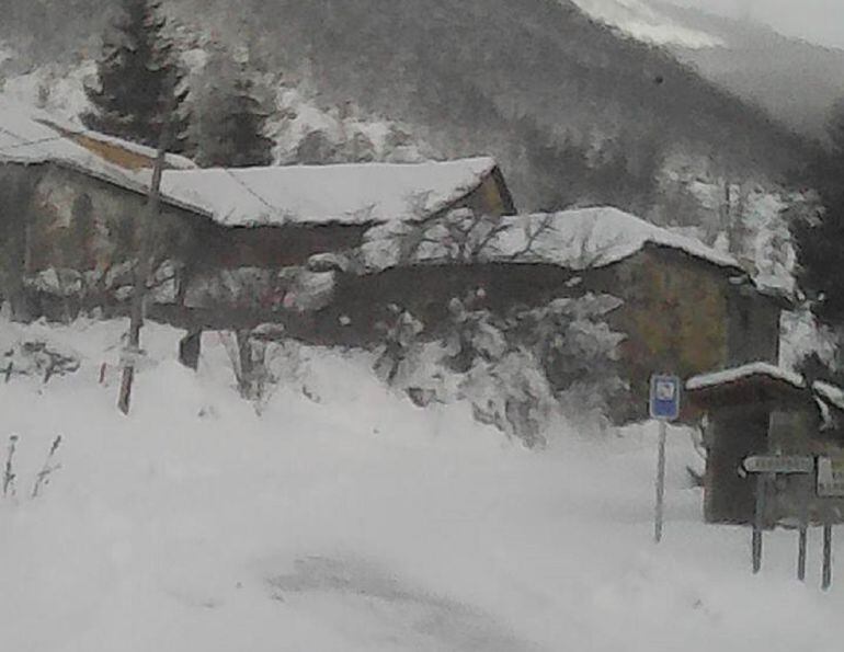 Imagen tomada por el Alcalde de San Cebrián de Mudá