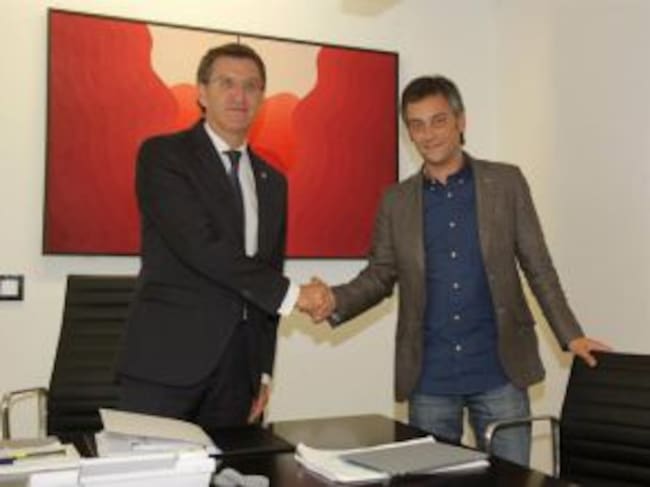 Feijóo y Xulio Ferreiro