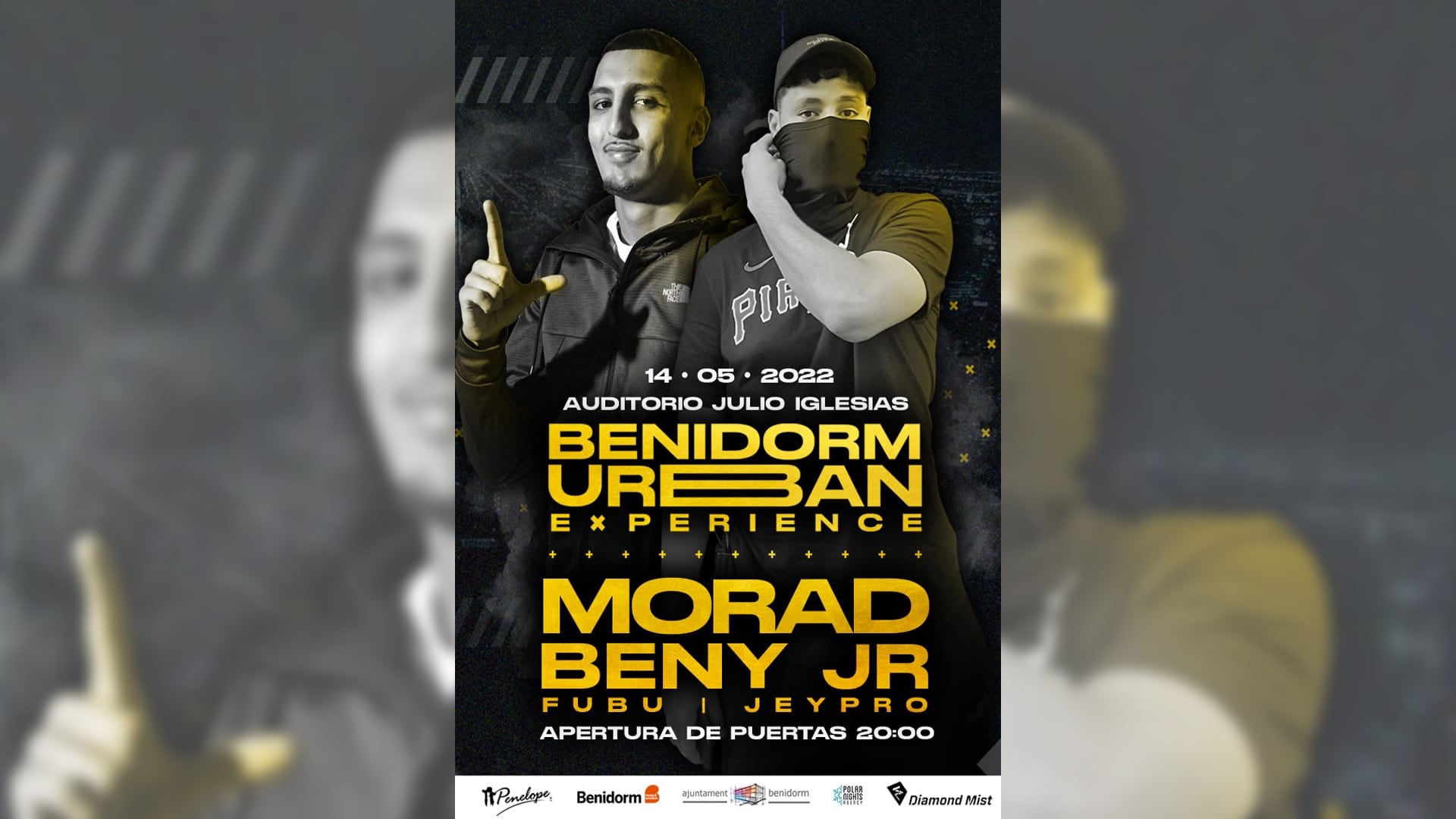 Cartel de la primera edición del Benidorm Urban Experience