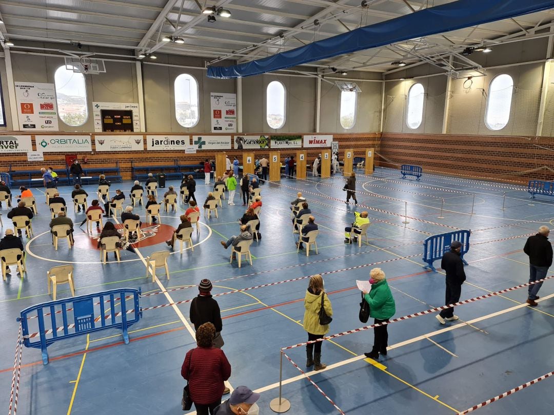 Jornada de vacunación en el centro deportivo