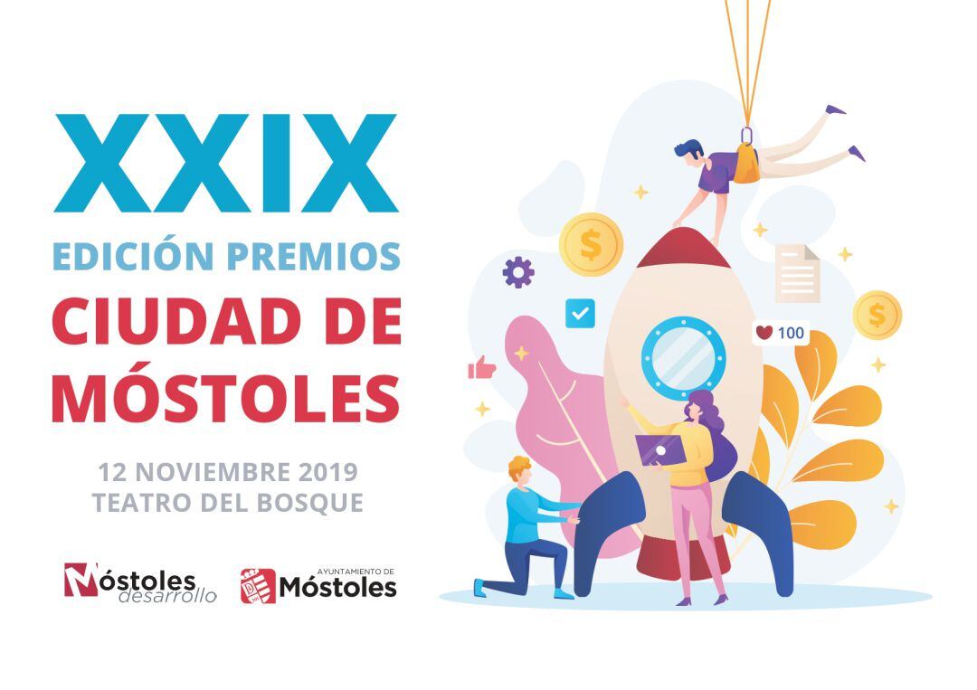 Cartel de los premios Ciudad de Móstoles