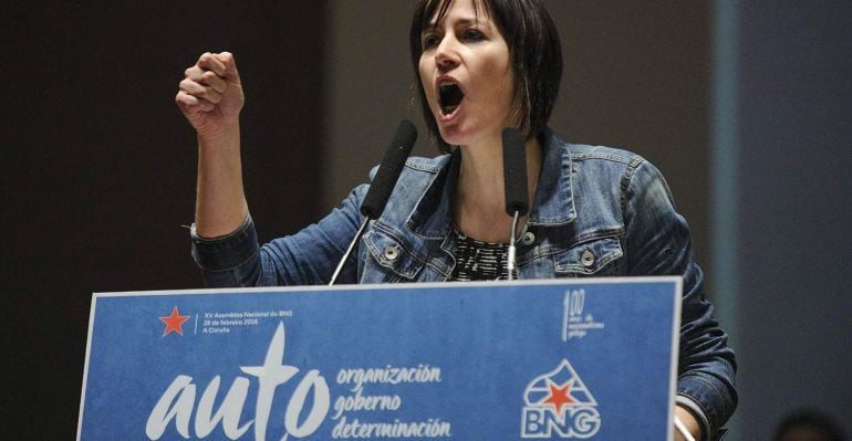 La parlamentaria Ana Pontón ha sido elegidaportavoz nacional del BNG, un cargo en el que relevará a Xavier Vence, durante la XV asamblea nacional del partido celebrada en A Coruña. 
