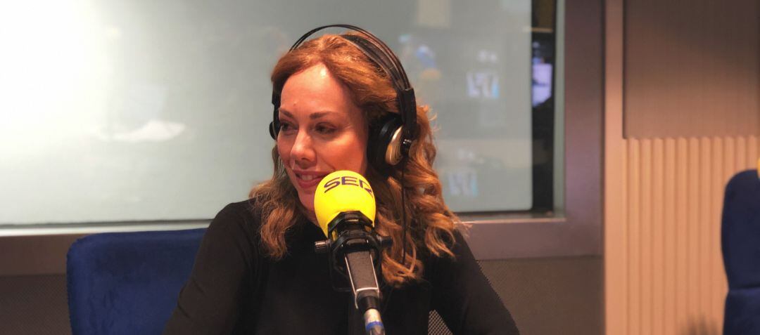 Raquel Martos durante su entrevista en A vivir Madrid