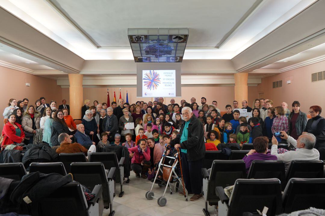 Premiados en el Concurso de Belenes de la Diputación de Segovia.