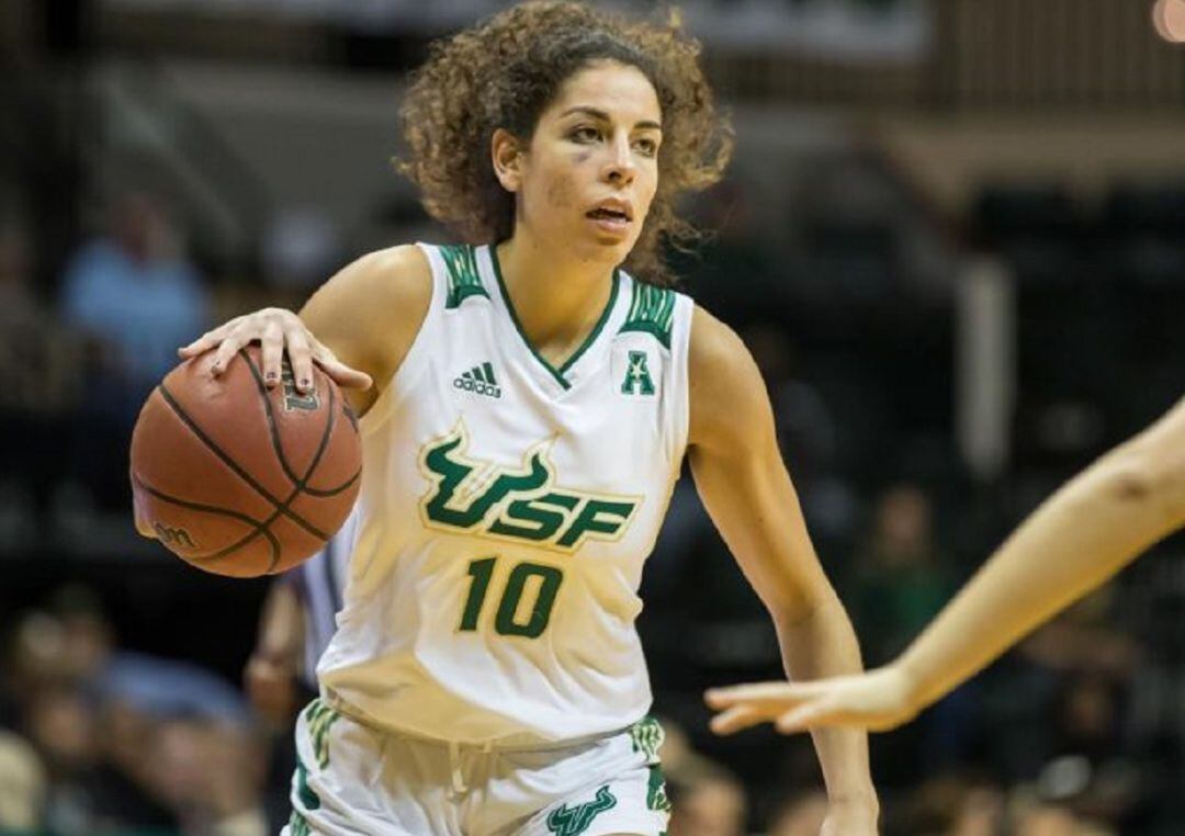 Laura Ferreira, en su época en la NCAA