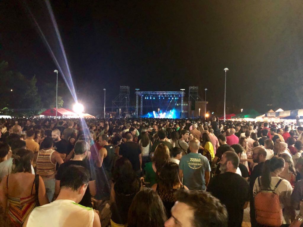 Imagen de archivo de uno de los conciertos de las fiestas del Polígono